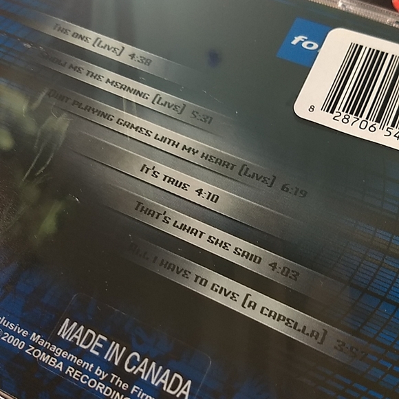 Backstreet Boys: For the Fans - CD2, 2000, Factory Sealed, 6 songs RARE ITEM - Picture 4 of 6